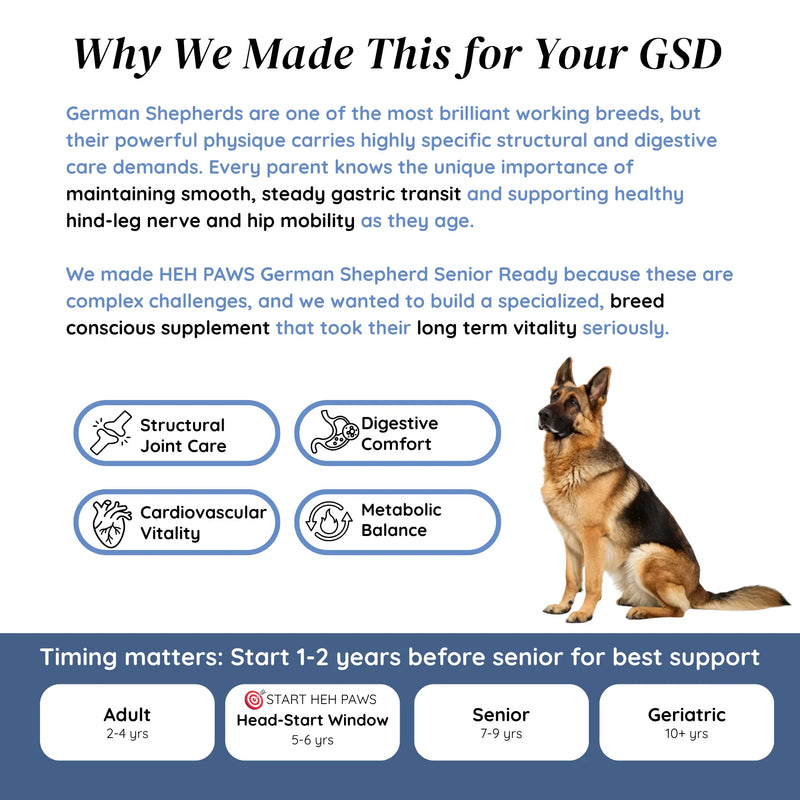 HEH PAWS German Shepherd Senior Ready